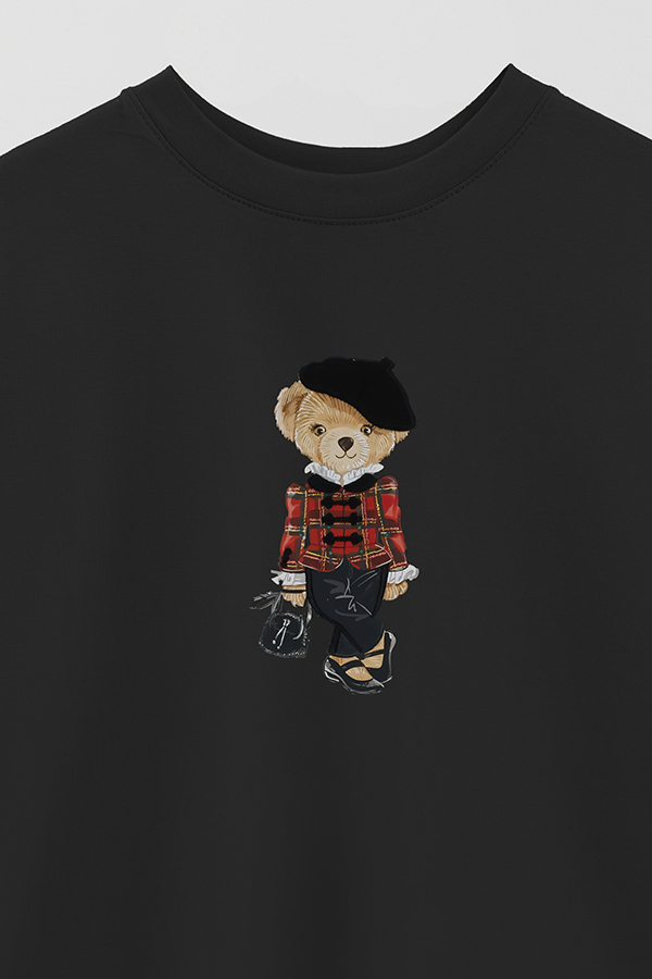 REMERA OVER ESTAMPADA UNISEX BEAR FEMALE FRANCESS