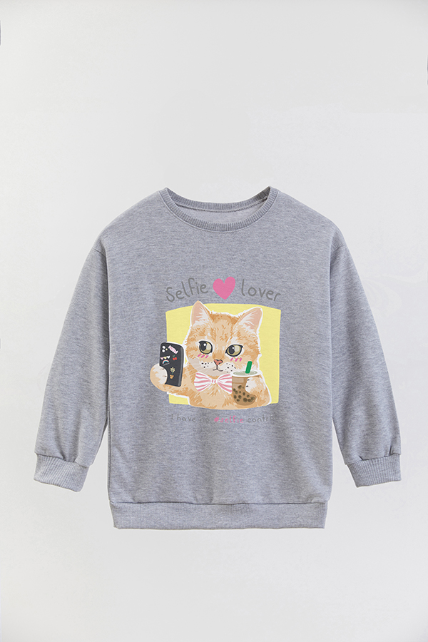 BUZO CREWNECK RUSTICO KITTY DREAMS SELFIE LOVER
