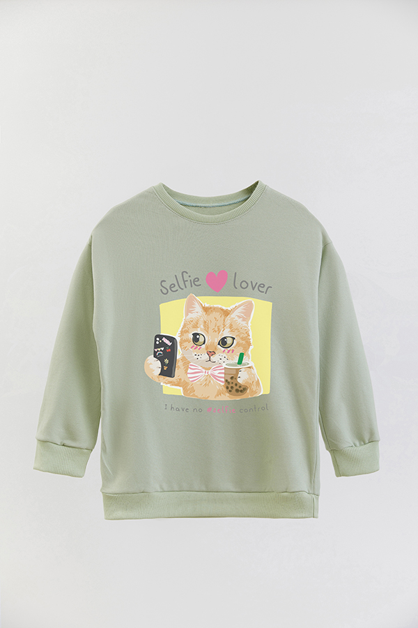 BUZO CREWNECK RUSTICO KITTY DREAMS SELFIE LOVER