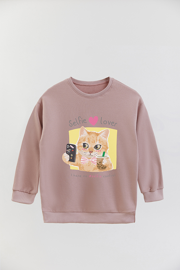 BUZO CREWNECK RUSTICO KITTY DREAMS SELFIE LOVER
