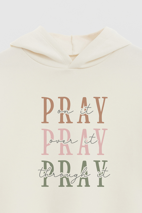 HOODIE FRISA ESTAMPADO PRAY