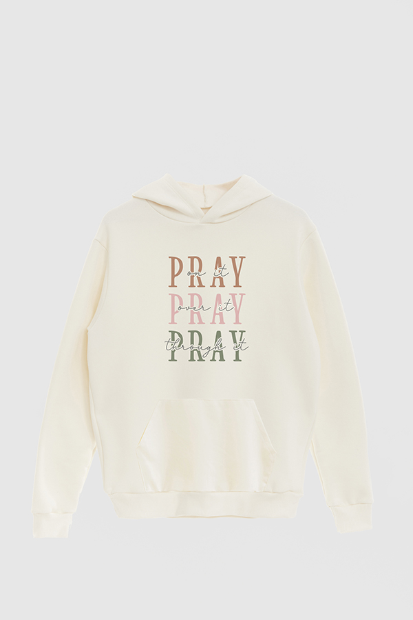 HOODIE FRISA ESTAMPADO PRAY