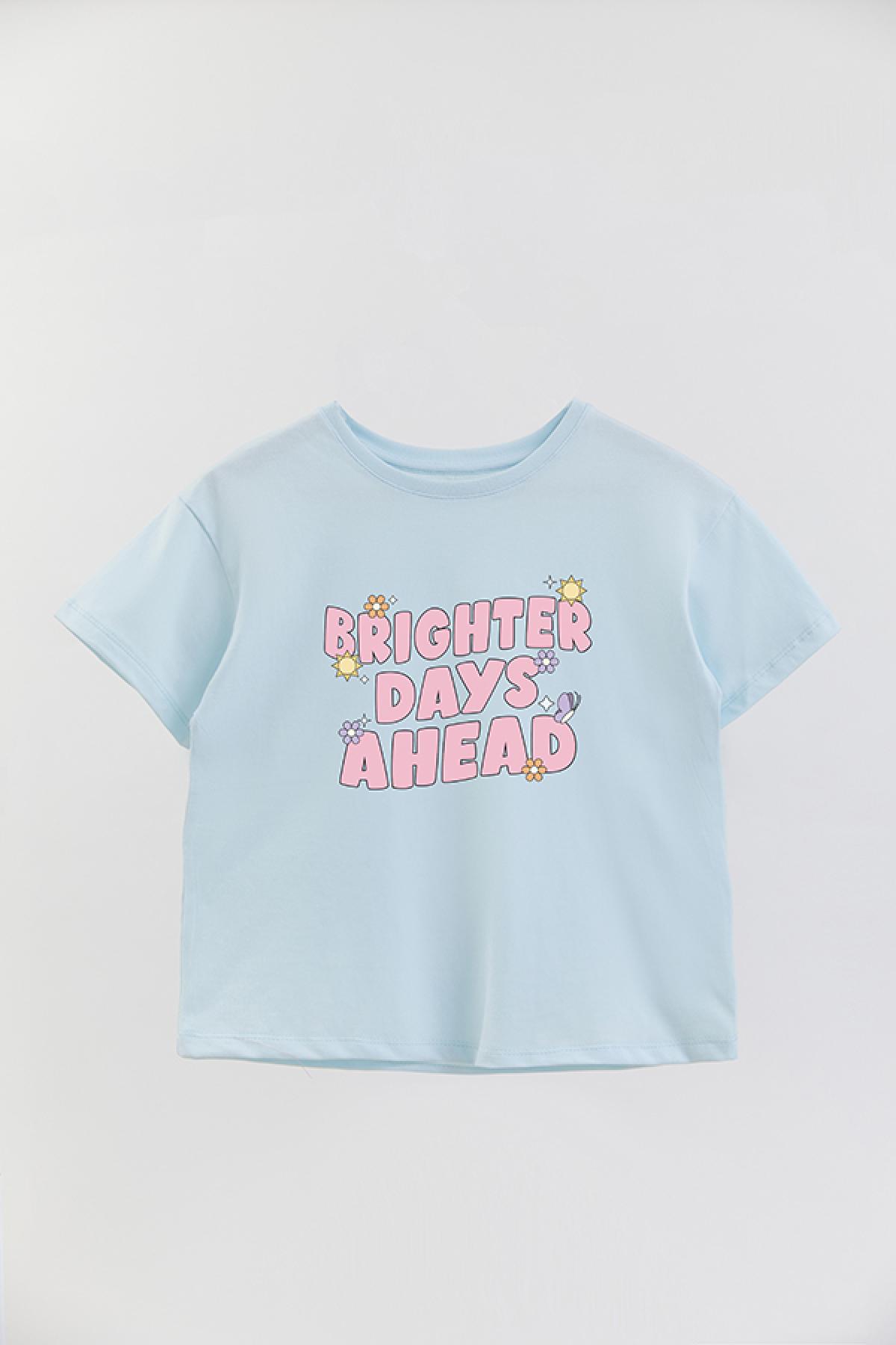 REMERA GIRL OVER RT BRIGHTER DAYS AHEAD