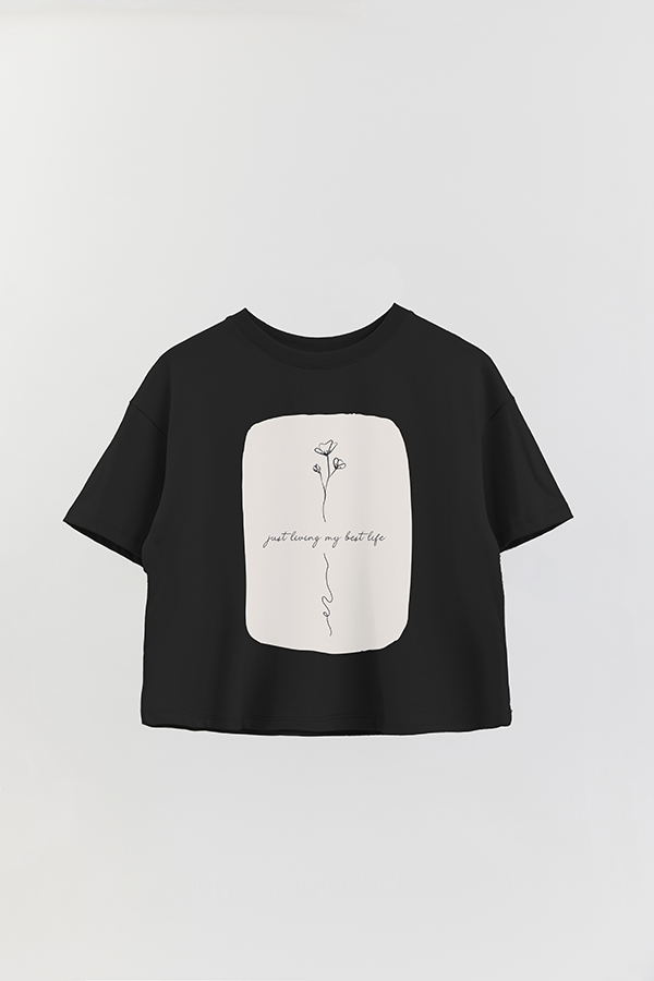 REMERA CROP ESTAMPADA ART 19