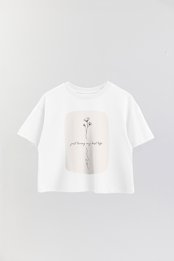 REMERA CROP ESTAMPADA ART 19