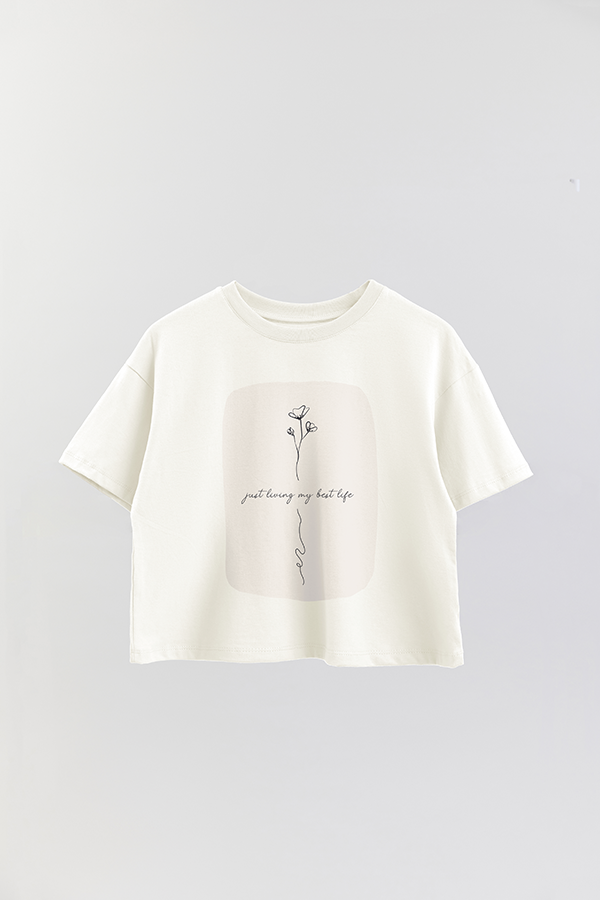 REMERA CROP ESTAMPADA ART 19