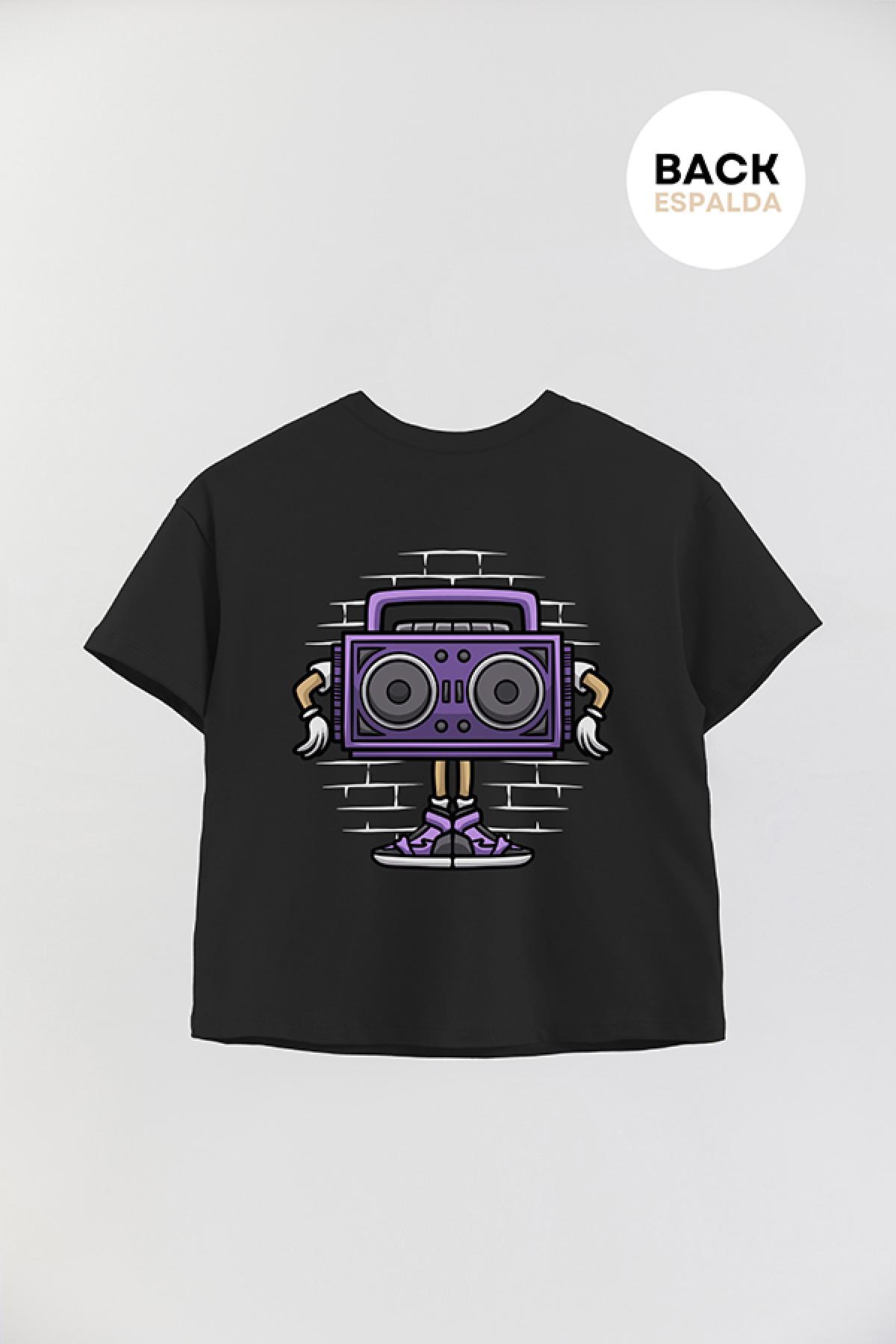 REMERA BOY OVER URBAN STEREO PURPLE