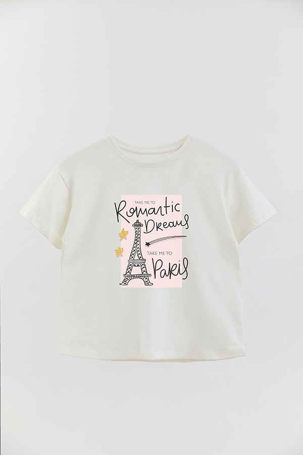 REMERA GIRL OVER ROMANTIC DREAMS