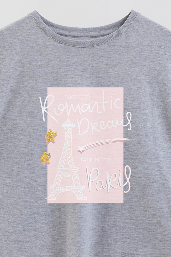 REMERA GIRL OVER ROMANTIC DREAMS