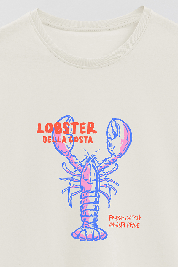 REMERA BASICA ESTAMPADA HD LOBSTER