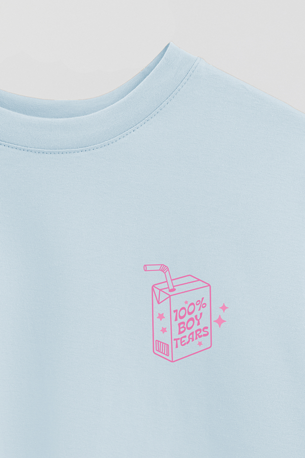 REMERA OVER ESTAMPADA LV3 100% BOYS TEARS