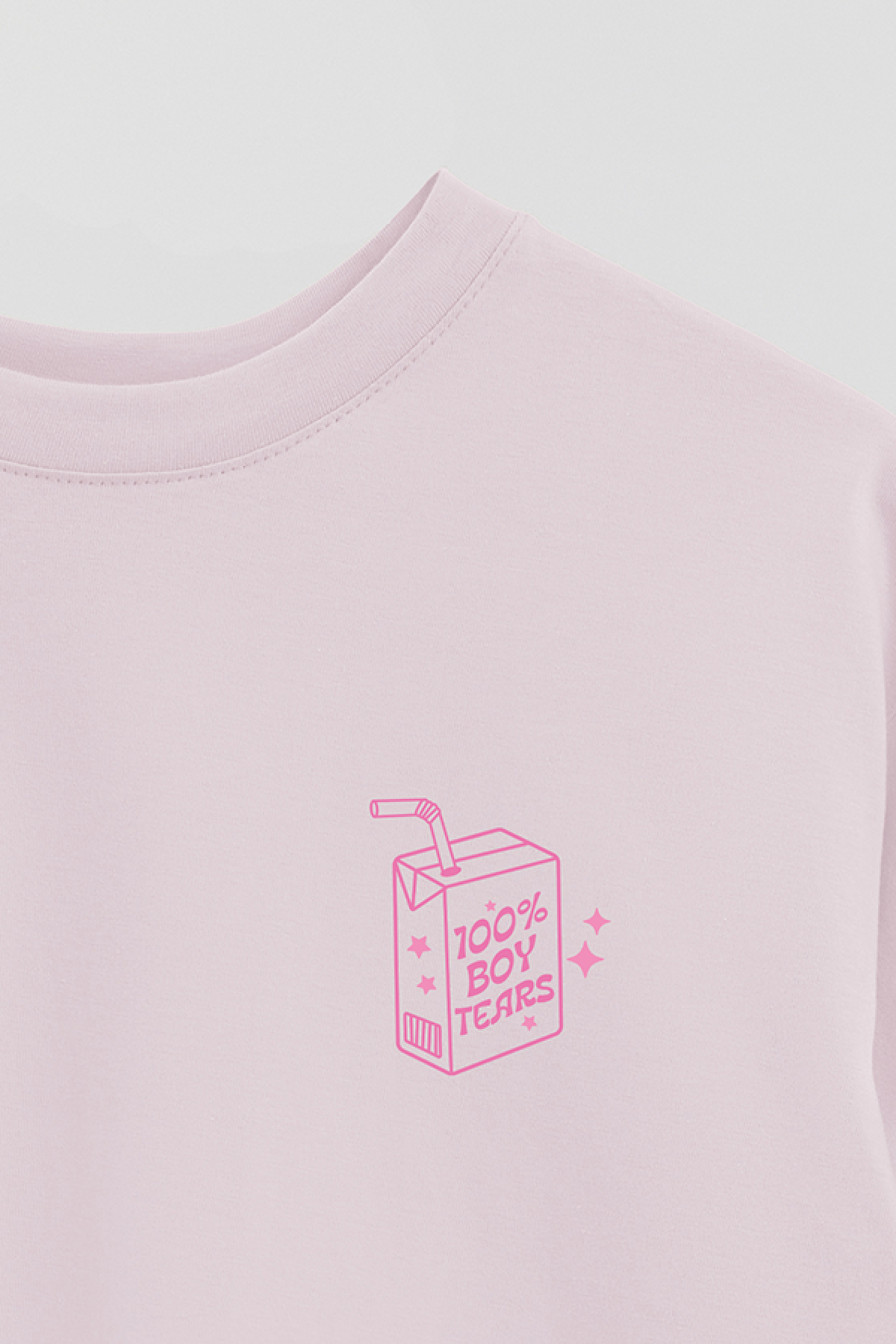 REMERA OVER ESTAMPADA LV3 100% BOYS TEARS