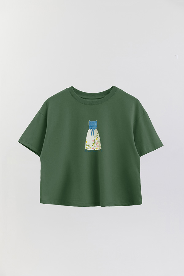 REMERA CROP ESTAMPADA COASTAL ZESTY PRINTS