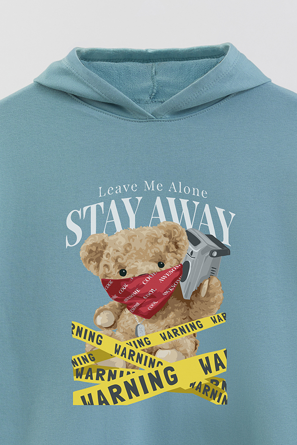HOODIE RÚSTICO BOY TEDDY STAY AWAY