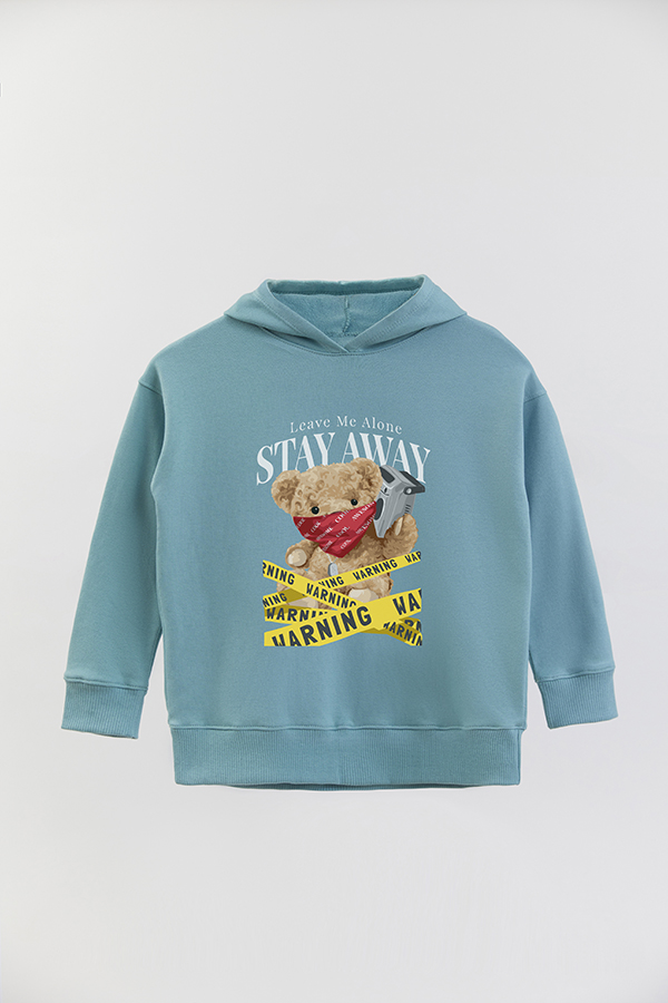 HOODIE RÚSTICO BOY TEDDY STAY AWAY