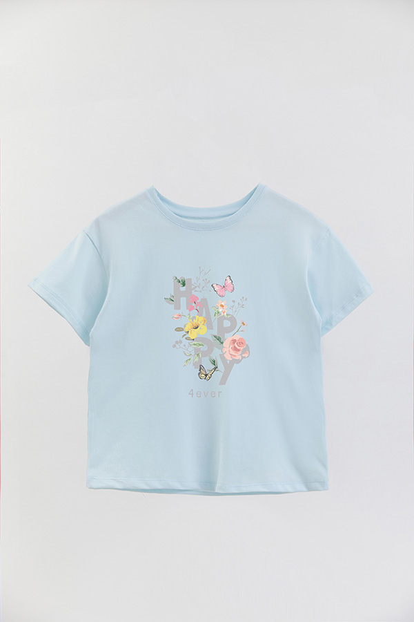 REMERA GIRL OVER HAPPY