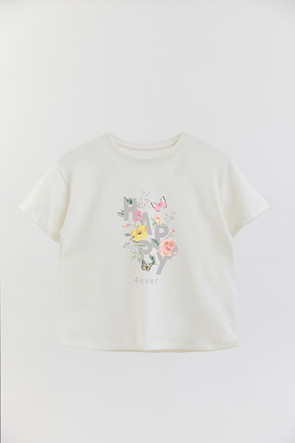 REMERA GIRL OVER HAPPY