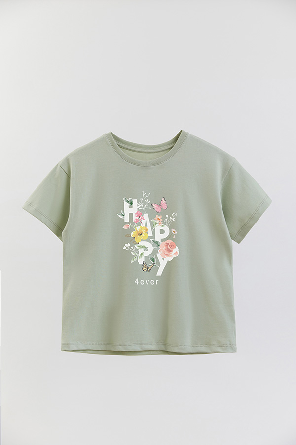 REMERA GIRL OVER HAPPY