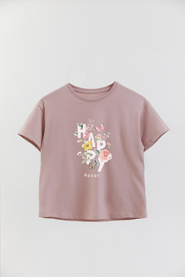 REMERA GIRL OVER HAPPY