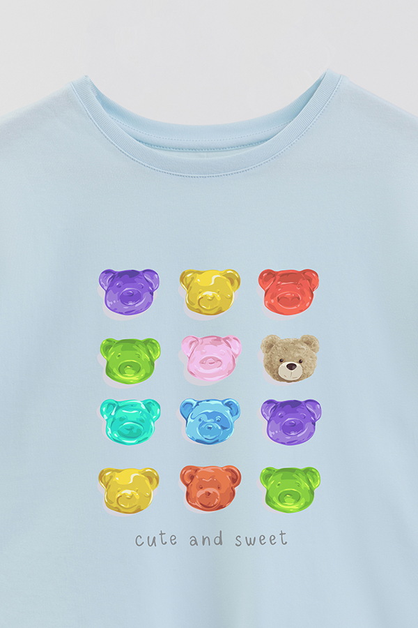 REMERA GB OVERSIZE CUTE AND SWEET