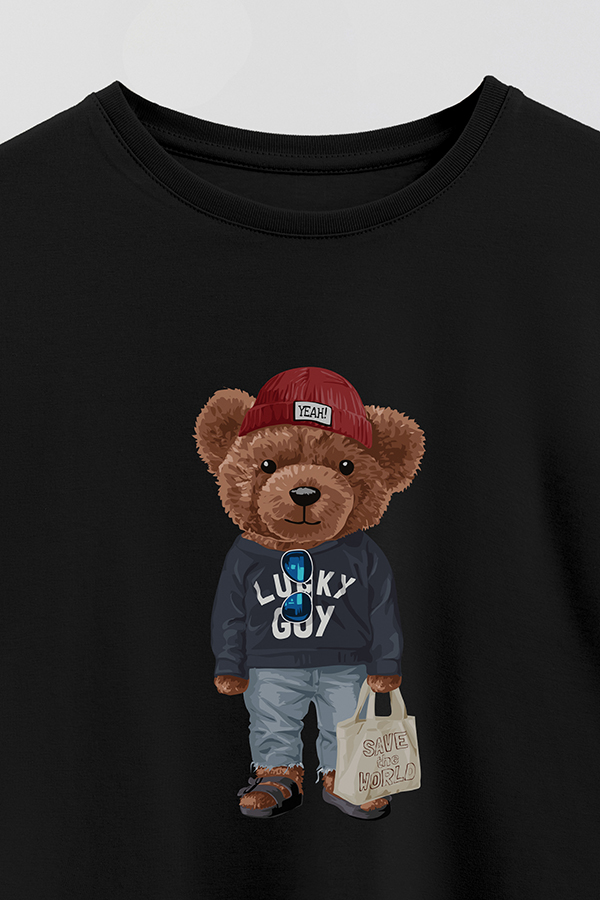 REMERA GB OVERSIZE TEDDY LUCKY GUY