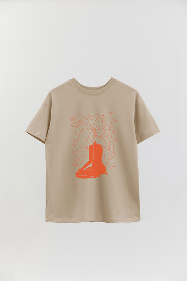 REMERA OVER ESTAMPADA LOVE HOT