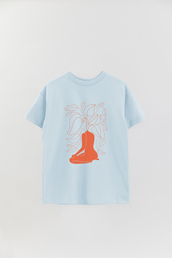 REMERA OVER ESTAMPADA LOVE HOT