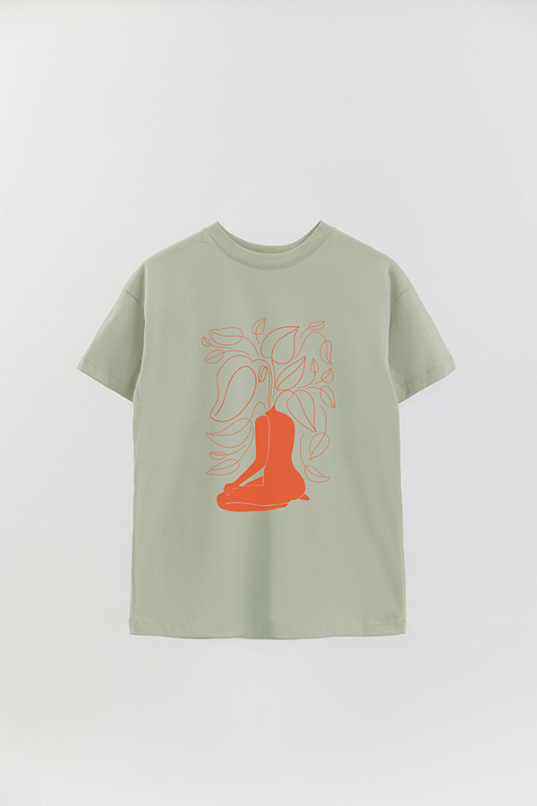 REMERA OVER ESTAMPADA LOVE HOT
