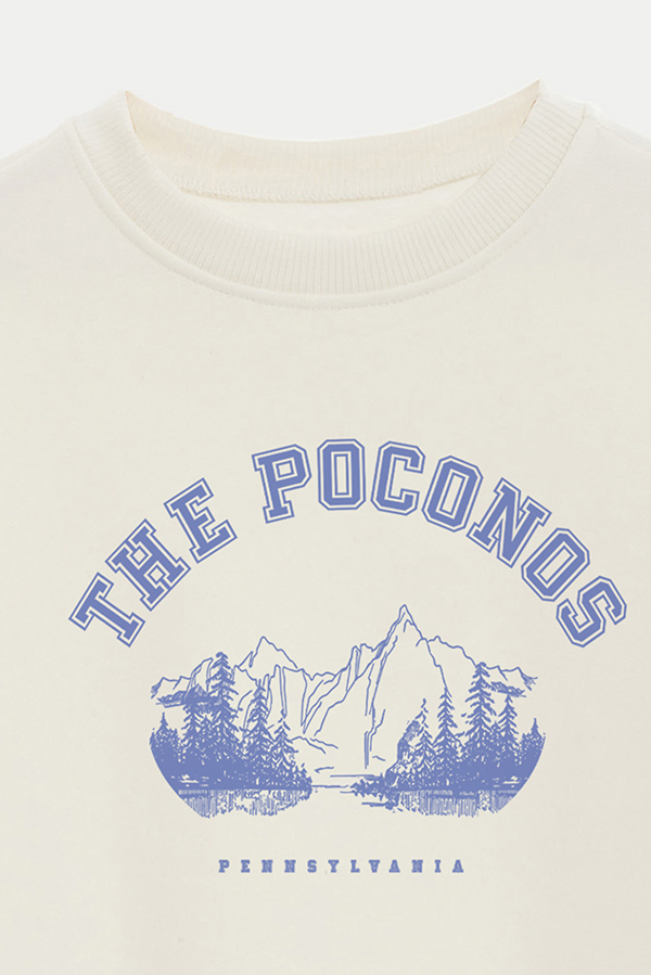 BUZO CROP ESTAMPADO TEXAN POCONOS