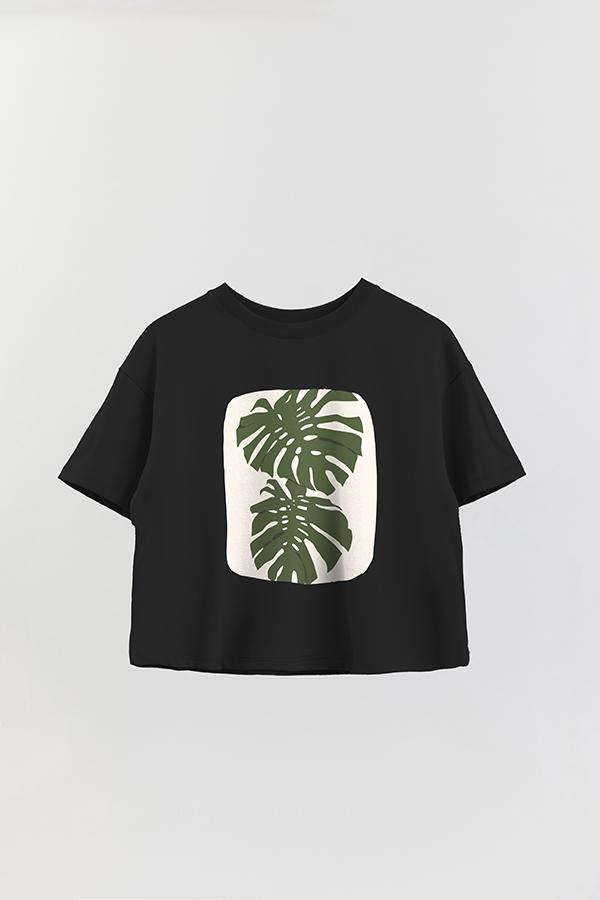 REMERA CROP ESTAMPADA ART 81