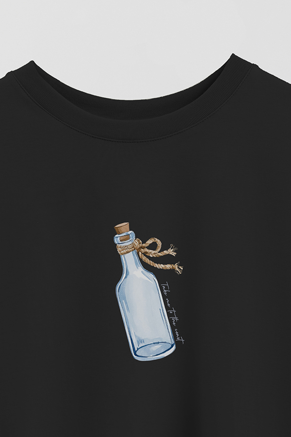 REMERA CROP ESTAMPADA COASTAL TAKE ME TO THE COAST
