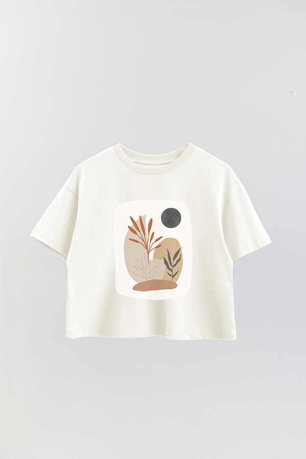 REMERA CROP ESTAMPADA ART 108
