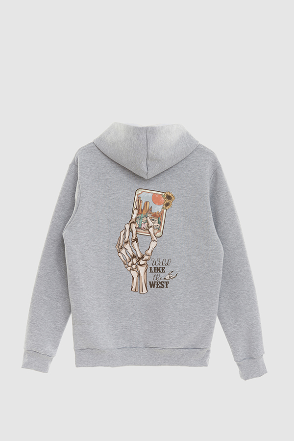 HOODIE ESTAMPADO WESTERN WILD LIKE THE WEST