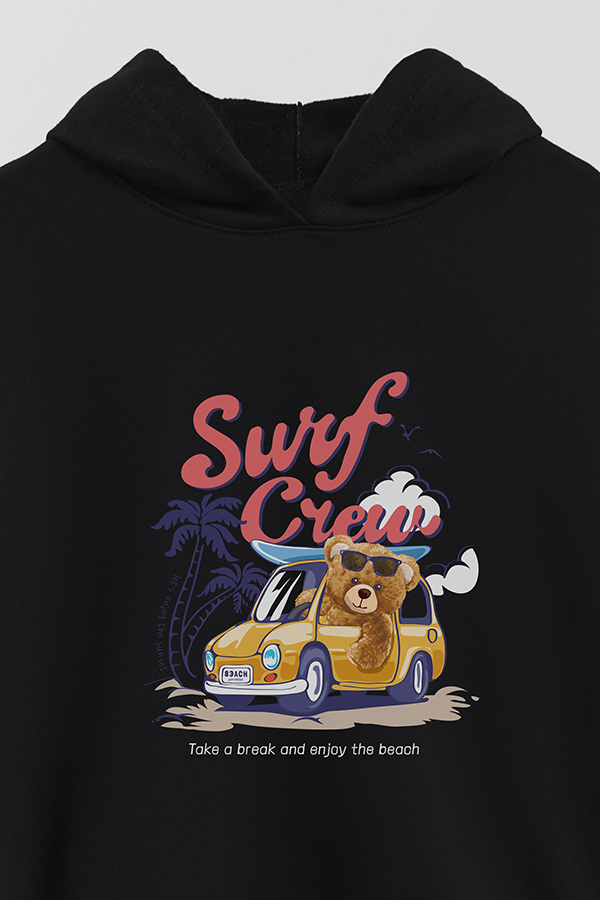 HOODIE RUSTICO KIDS TEDDY SURF CREW