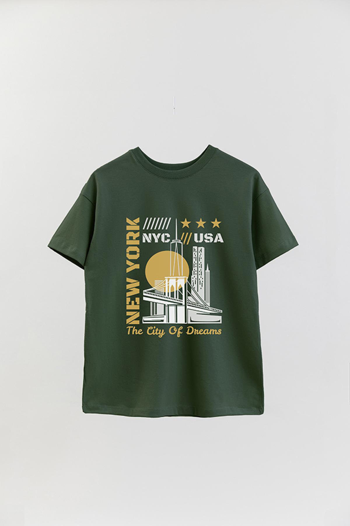 REMERA OVER ESTAMPADA CT NEW YORK