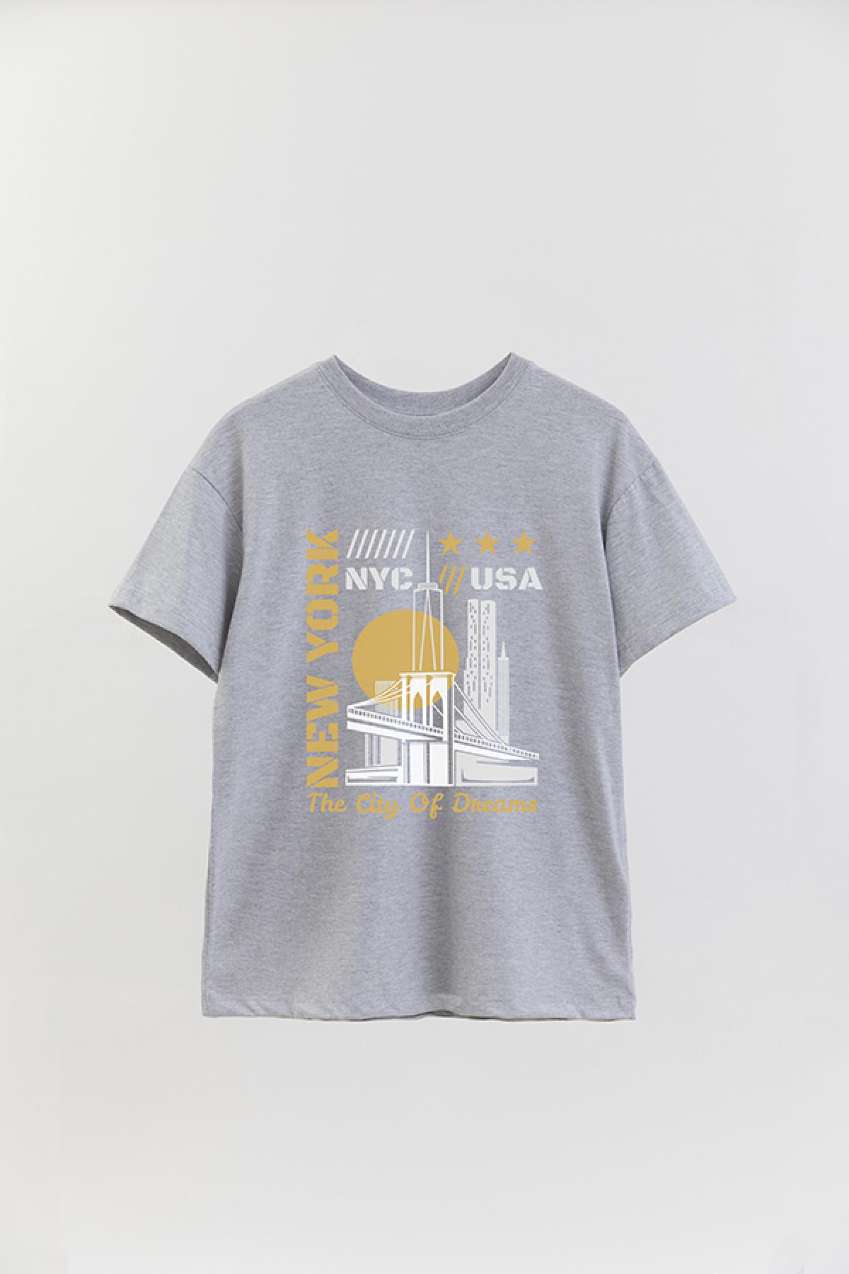 REMERA OVER ESTAMPADA CT NEW YORK