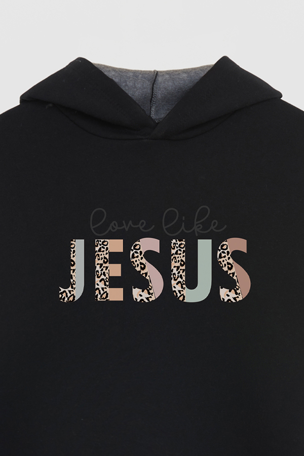 HOODIE ESTAMPADO CRISTIANO LOVE LIKE JESUS