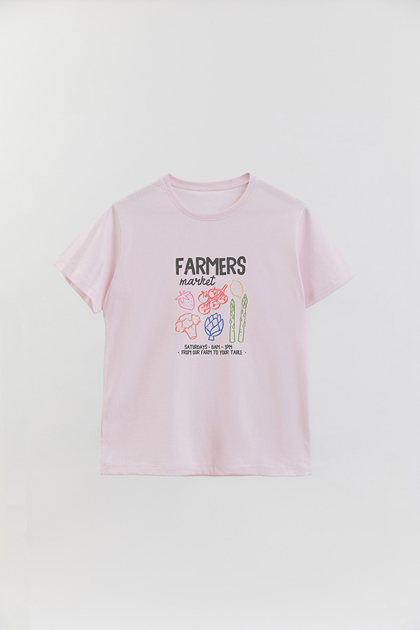 REMERA BASICA ESTAMPADA HD FARMERS