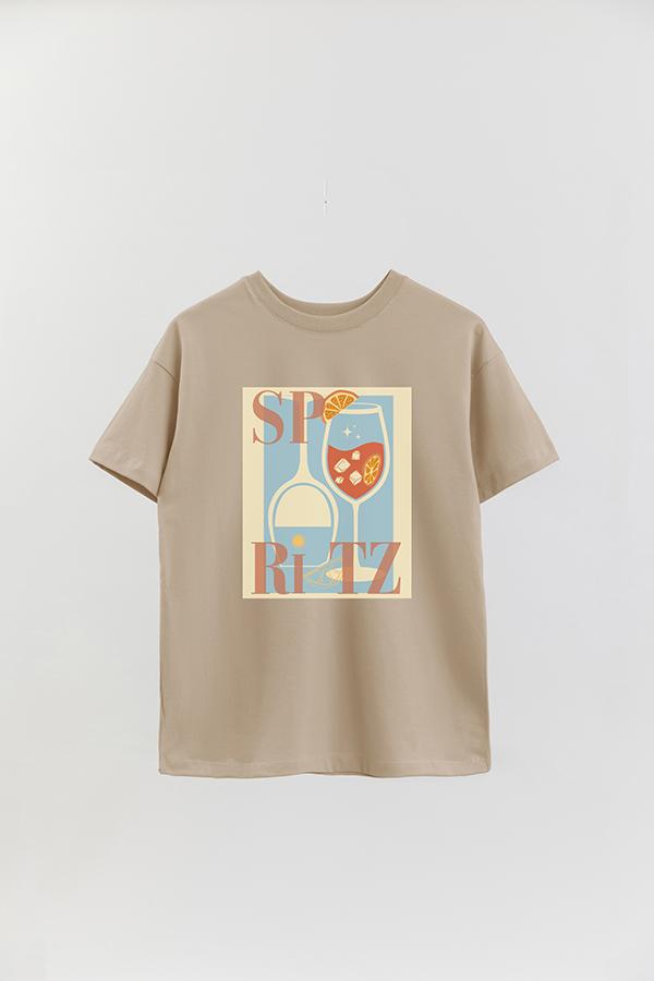 REMERA OVER ESTAMPADA CNV SPRITZ