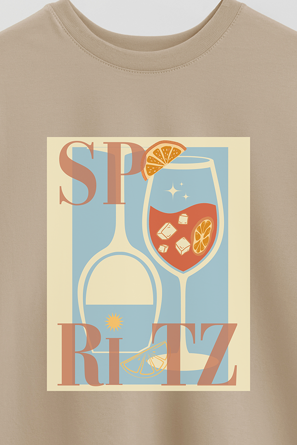 REMERA OVER ESTAMPADA CNV SPRITZ