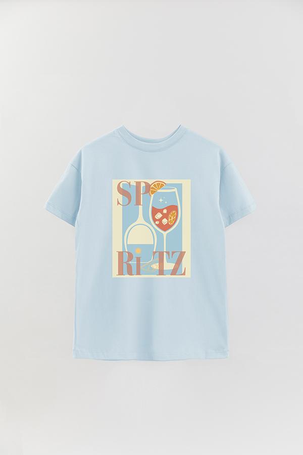 REMERA OVER ESTAMPADA CNV SPRITZ