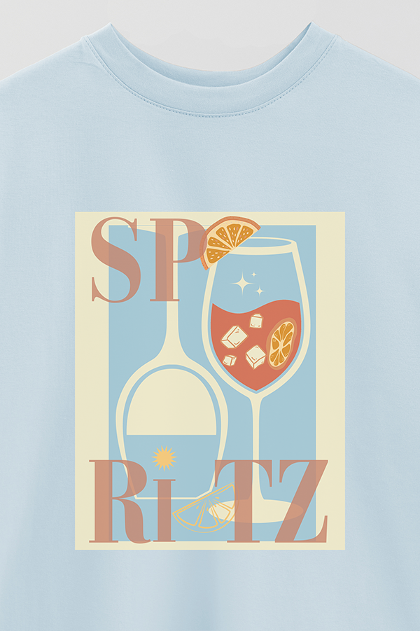 REMERA OVER ESTAMPADA CNV SPRITZ