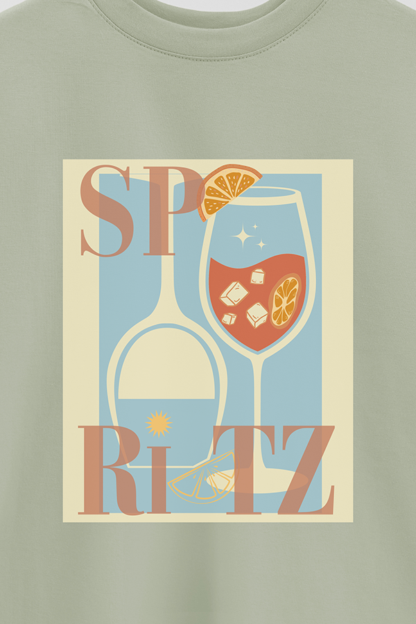 REMERA OVER ESTAMPADA CNV SPRITZ
