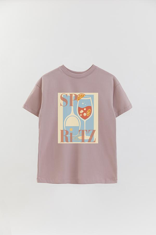 REMERA OVER ESTAMPADA CNV SPRITZ