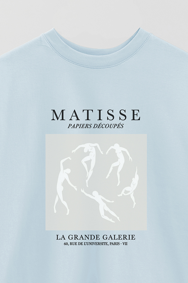 REMERA OVER ESTAMPADA ART COLLECTION MATISSE LA GRANDE GALERIE