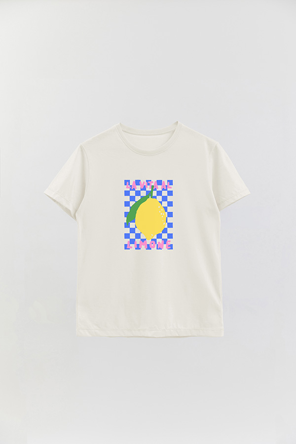 REMERA BASICA ESTAMPADA HD LA VITA AL LIMONE