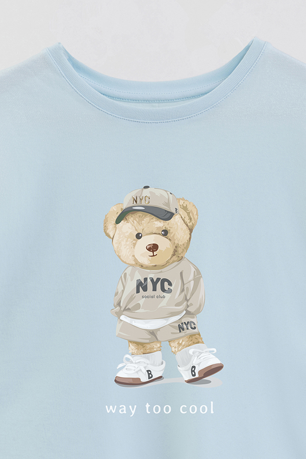 REMERA GB OVERSIZE TEDDY WAY TOO COOL