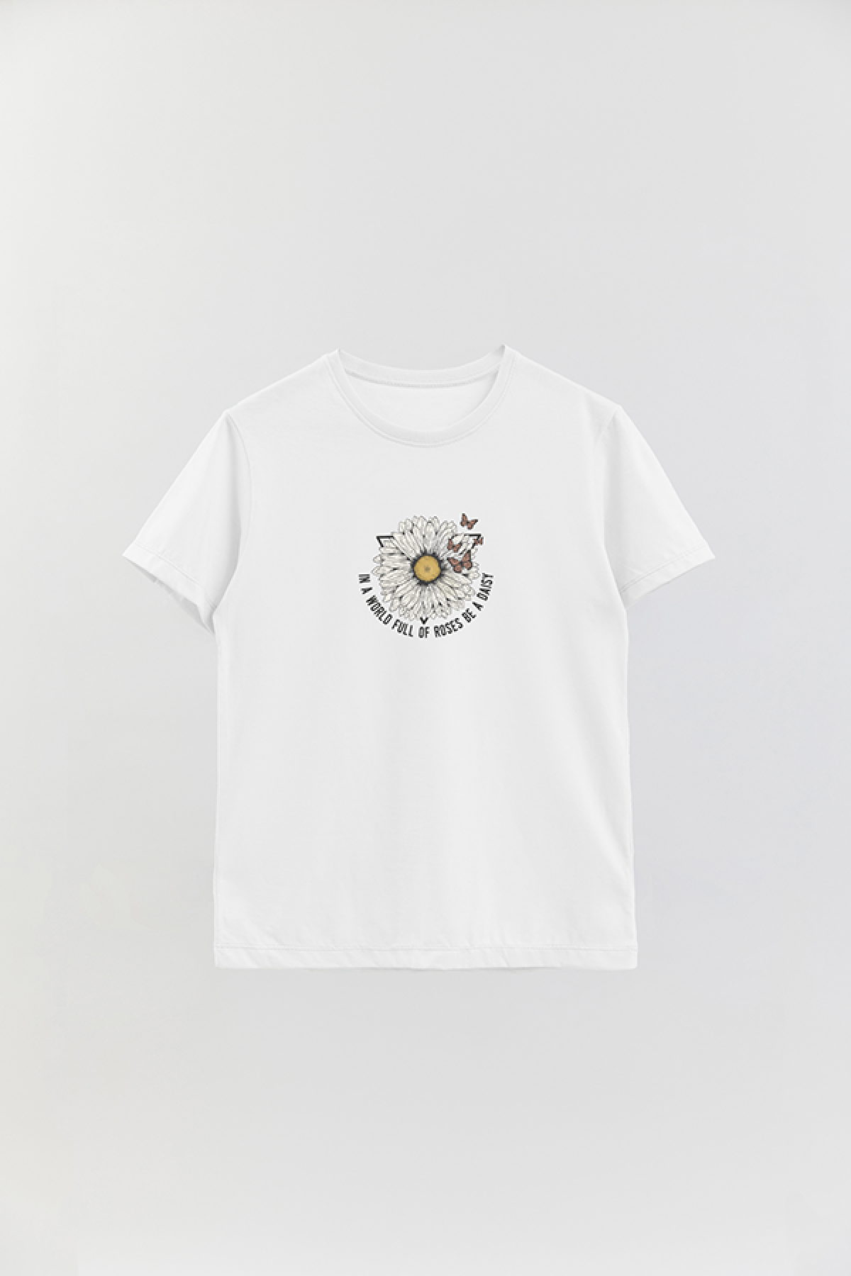 REMERA BASICA ESTAMPADA DS IN A WORLD FULL OF ROSES