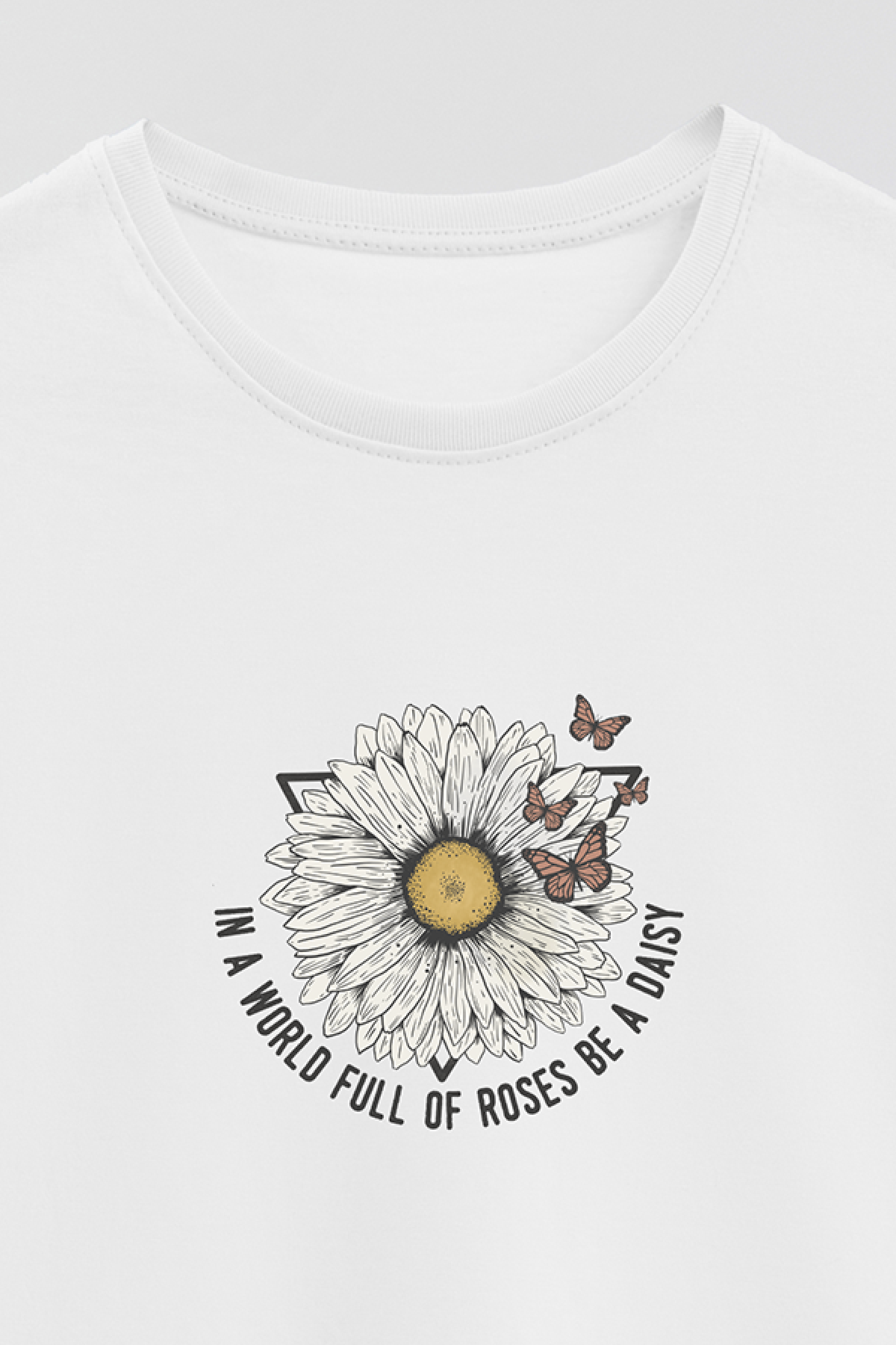 REMERA BASICA ESTAMPADA DS IN A WORLD FULL OF ROSES