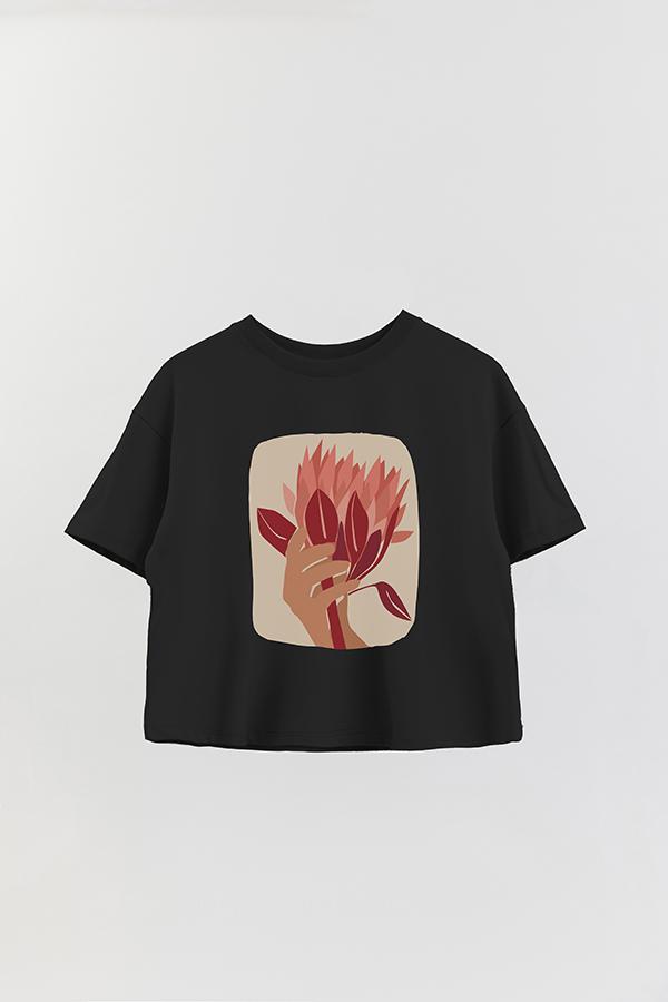 REMERA CROP ESTAMPADA ART 55